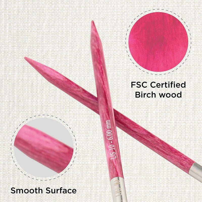 Knit Pro Dreamz Fixed Circular Needles 24" (60cm) | US Size 10 (6mm) - Image 2